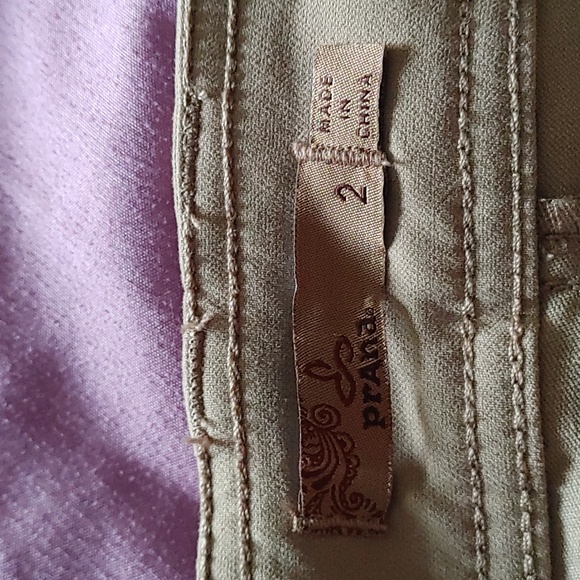 Prana Halle Shorts Sz.2 Khaki Tan - Picture 7 of 11